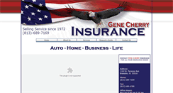 Desktop Screenshot of genecherryinsurance.com